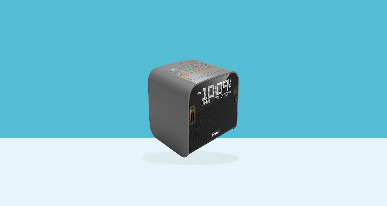 iHome HBN22 Bluetooth Hotel Radio Alarm Clock