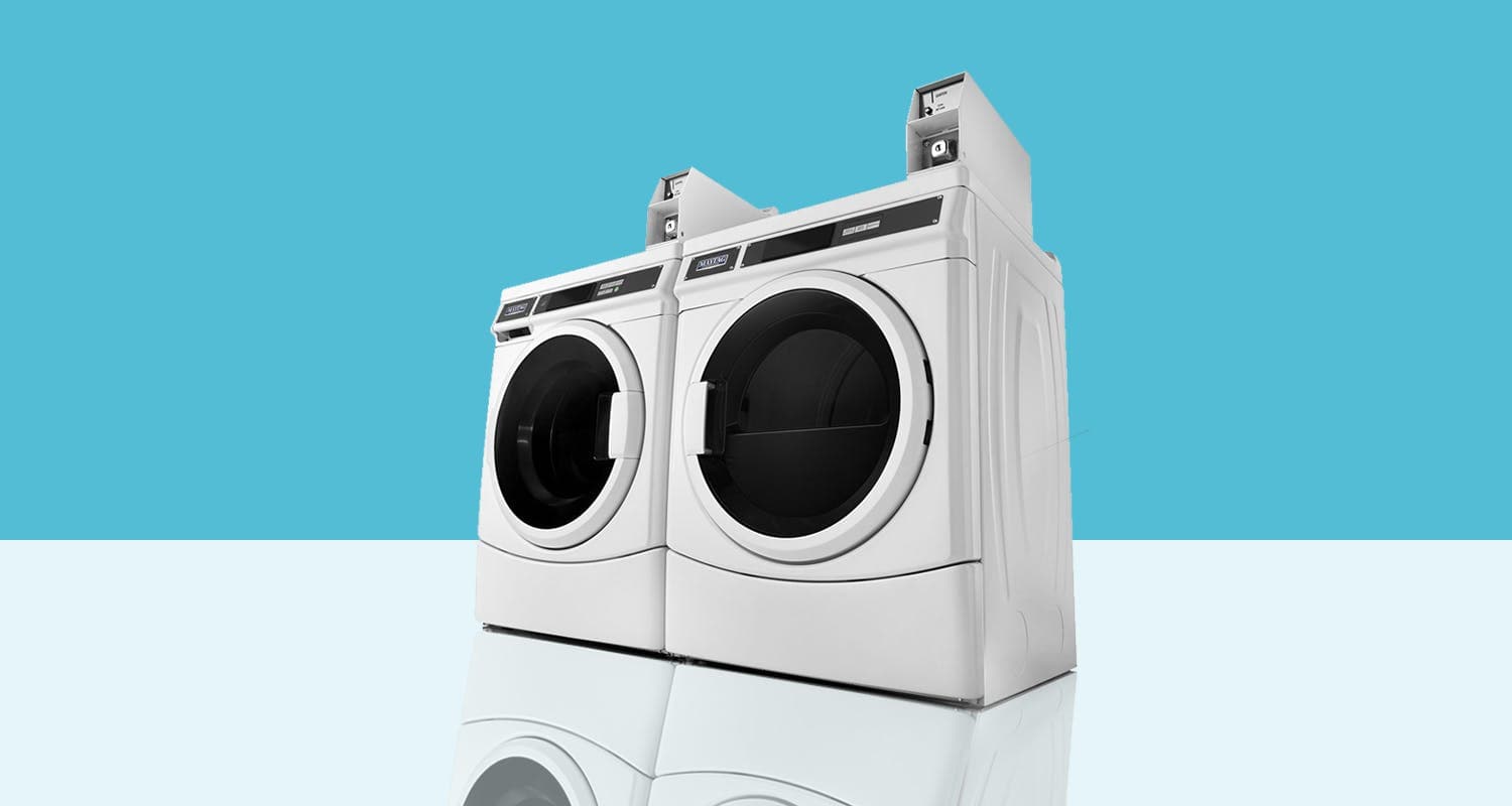 Maytag MHN33PD Commercial Coin-Operated Front Load Washer 2