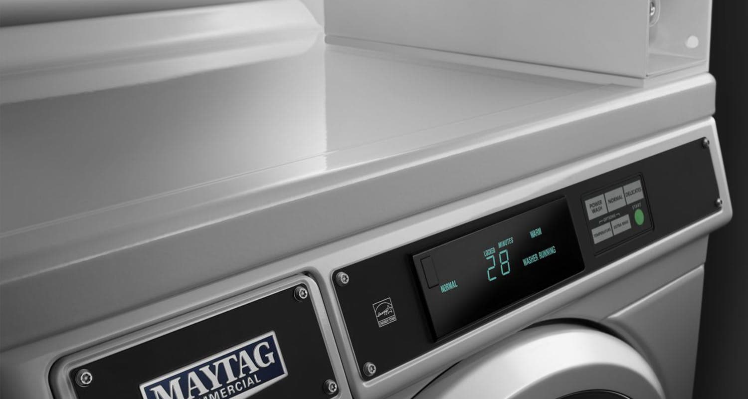 Maytag MHN33PD Commercial Coin-Operated Front Load Washer 4
