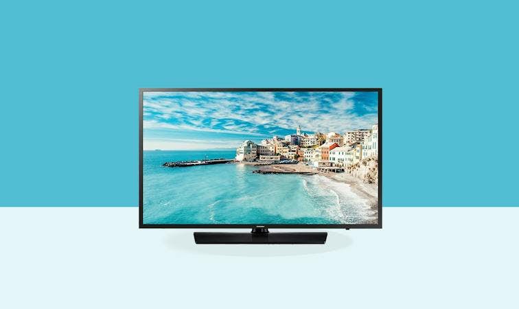 Samsung 40 inch commercial hospitality tv hg40ej470 front view