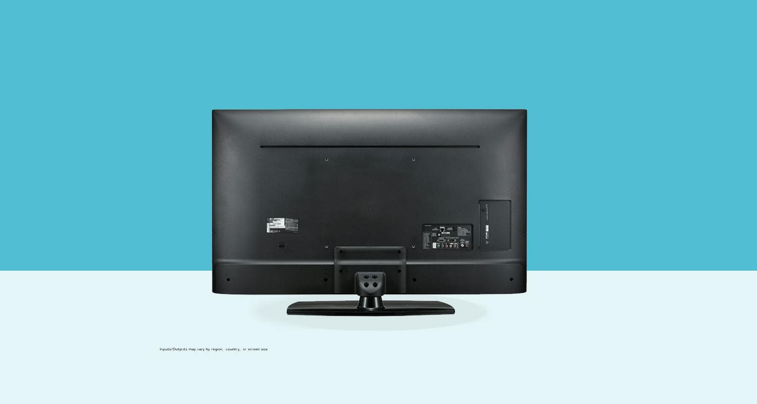 LG 43 inch commercial tv 43LU341H back