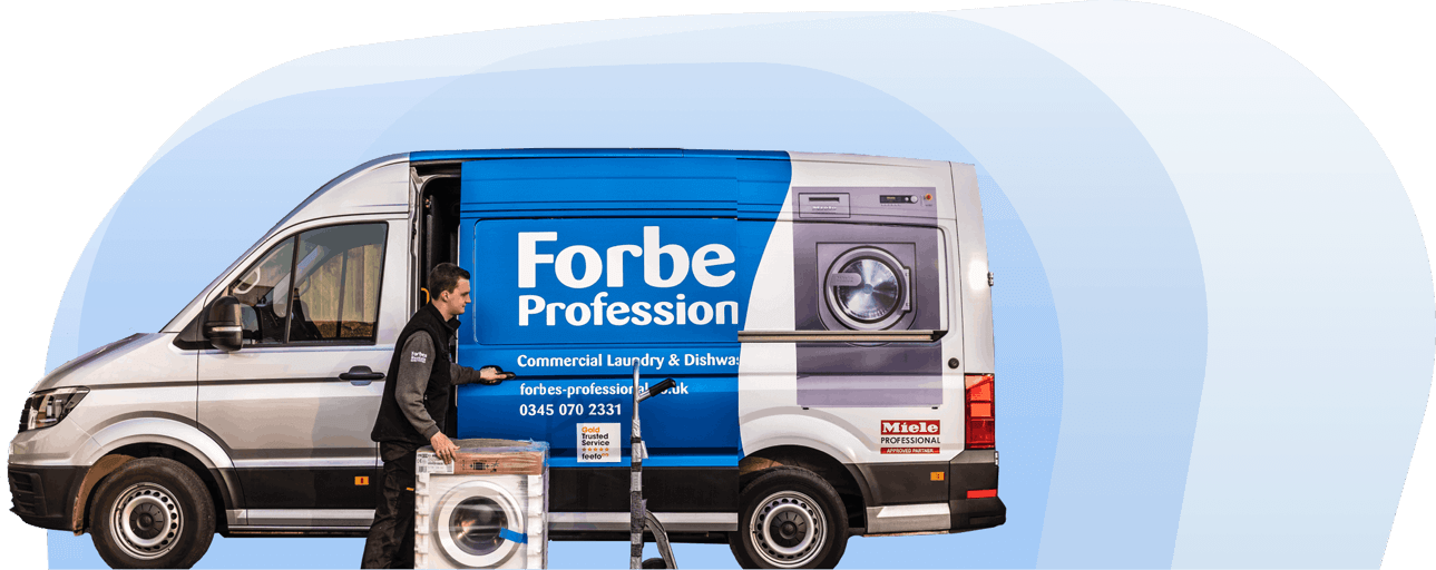 Forbes Professional Van With Engineer Opening Door